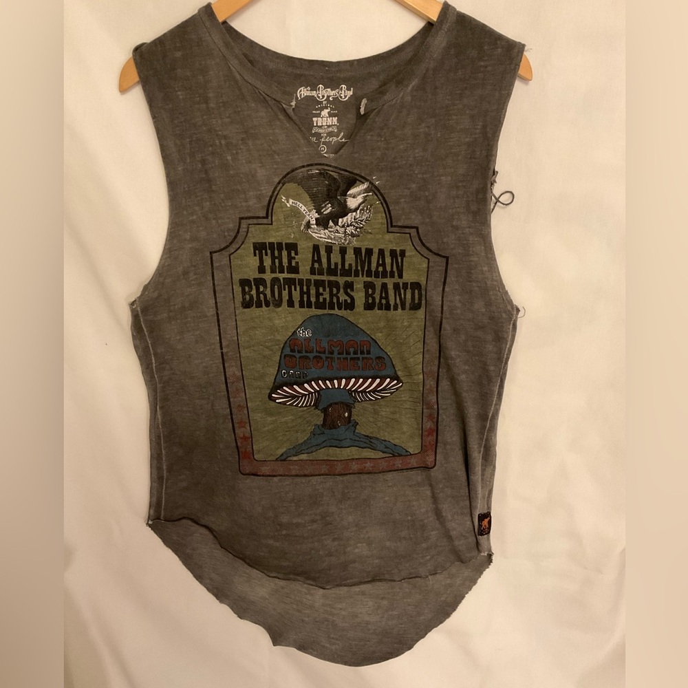 Allman Brothers size Medium Tank Top Fringe back